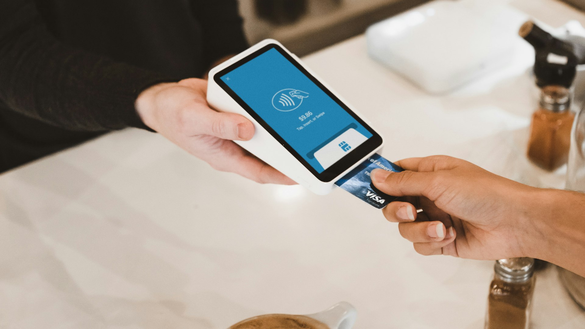 Professional retail office environment